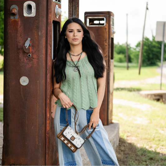 Roswell Cowhide Harper Crossbody STS Ranchwear 32233