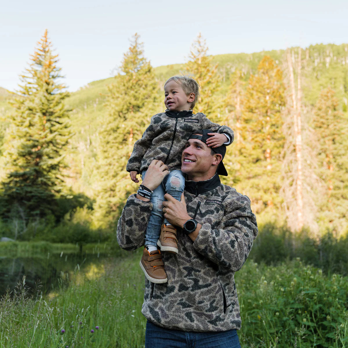 Rocky Mountain Camo Burlebo Youth Sherpa