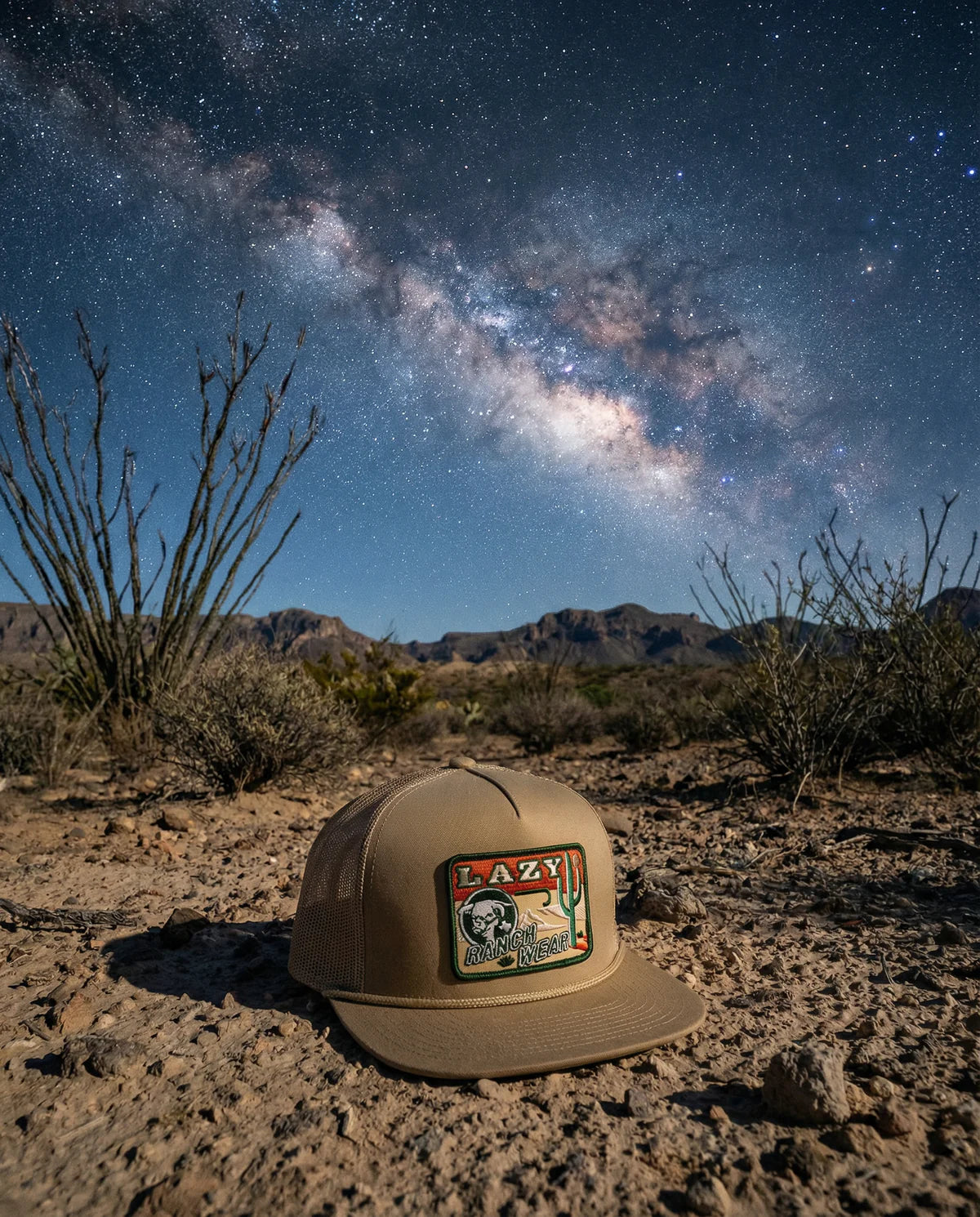 Lazy J Ranch Big Bend Classic Rope Trucker Hat