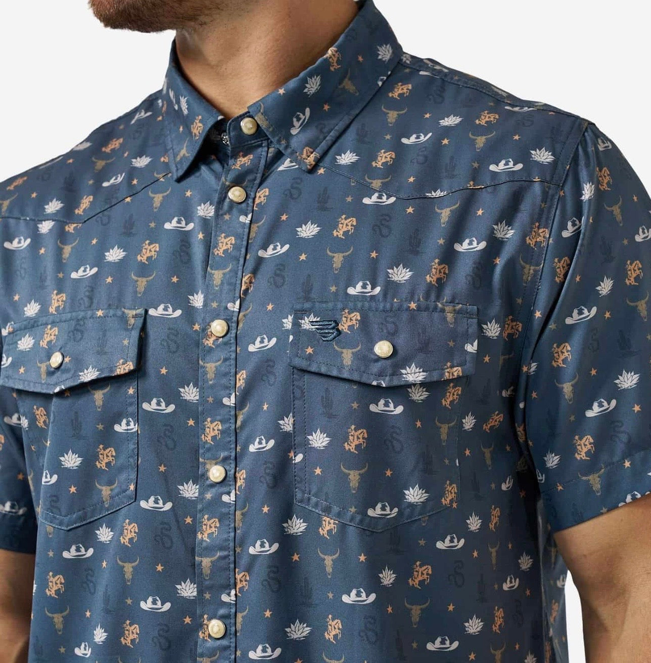 Desert Night Burlebo Western Performance Shirt Tx/ Fl PWS-DESN