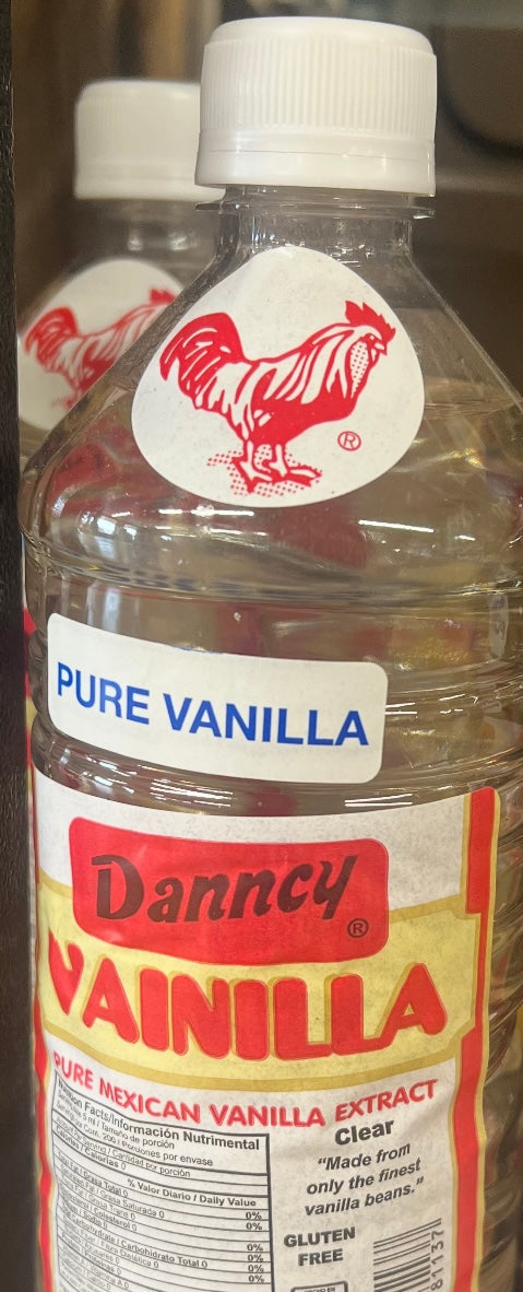 Small Danncy Vanilla Clear or Dark 13 Oz
