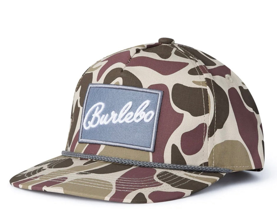 Grey Patch classic deer camo cap Burlebo
