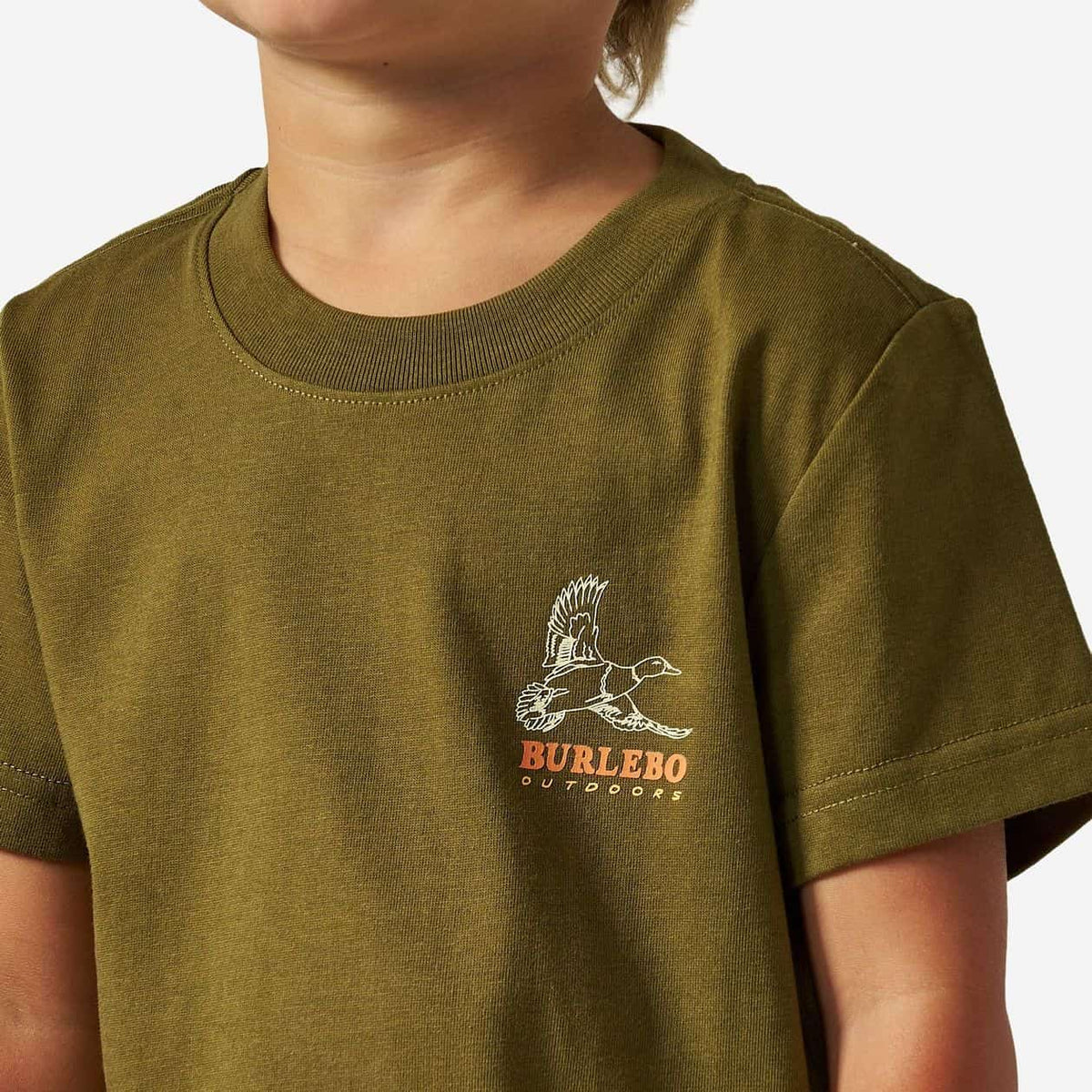 Duck Wild Hunter Green Youth T shirt