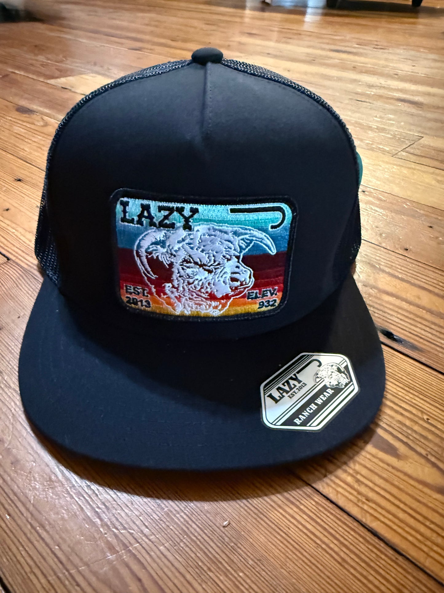 Lazy J Ranch Serape Elevation Classic Five Panel Trucker Hat
