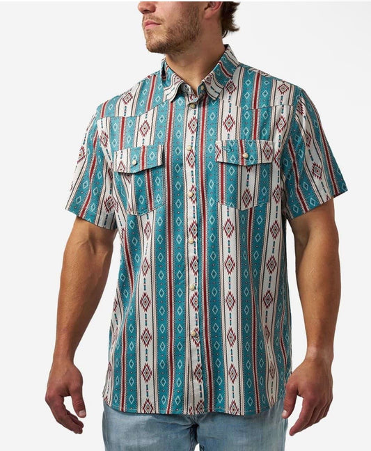 The Abbott Burlebo Performance Western Shirt with Pearl Snaps Tx/Fl PWS-ABBT