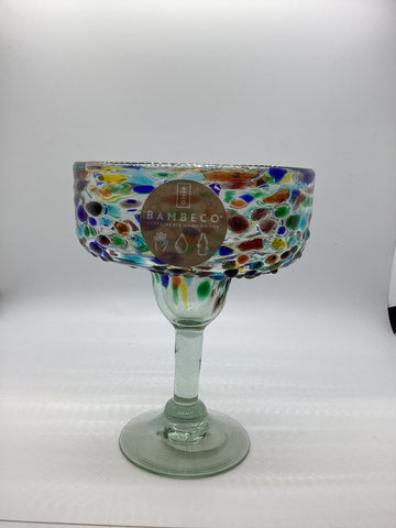 Fiesta Glass Confetti Margarita Glass - Bambeco