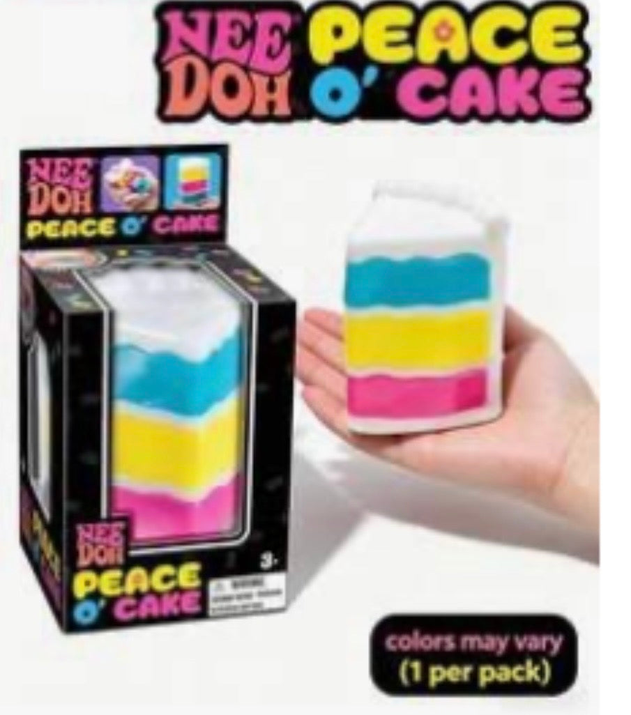 Nee Doh peace o Cake Squishy Toy Small