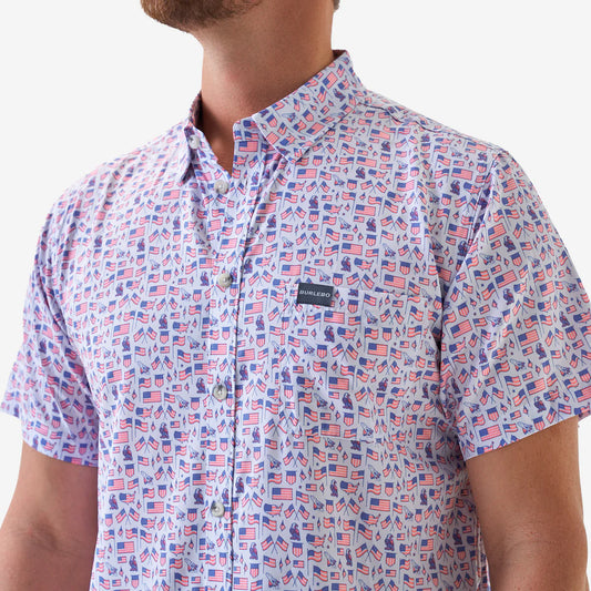 Old Glory PerformanceButton Up Burlebo Tx/ Fl