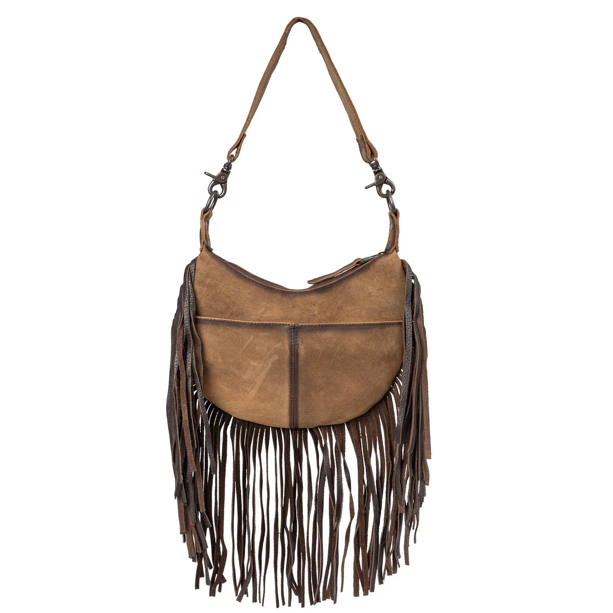 Cowhide Nellie Fringe Shoulder Bag STS30603 STS Ranchwear