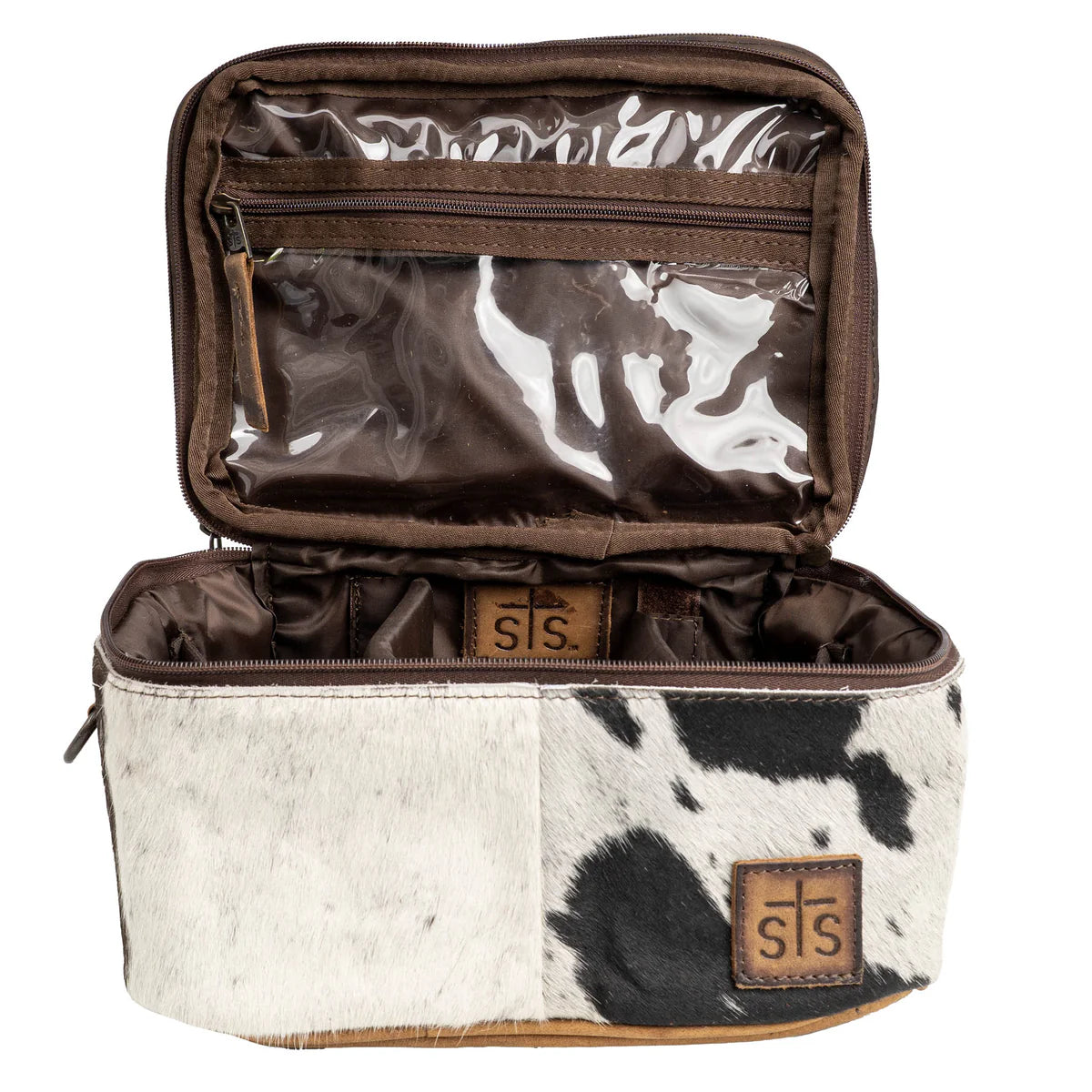 Cowhide Glamour makeup organizer STS30888 STS Ranchwear