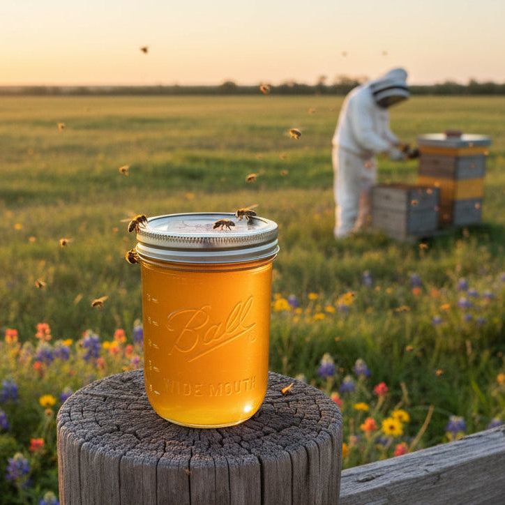Honey 1lb Glass Jar