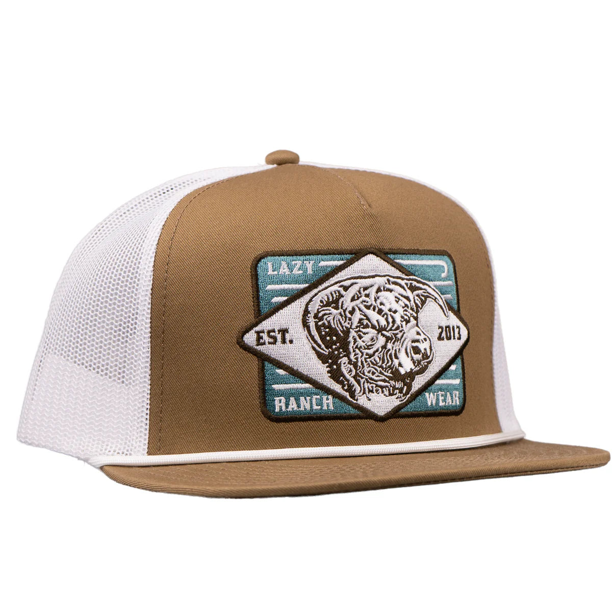 Lazy J Ranch Iron Horn Classic Rope Trucker Hat