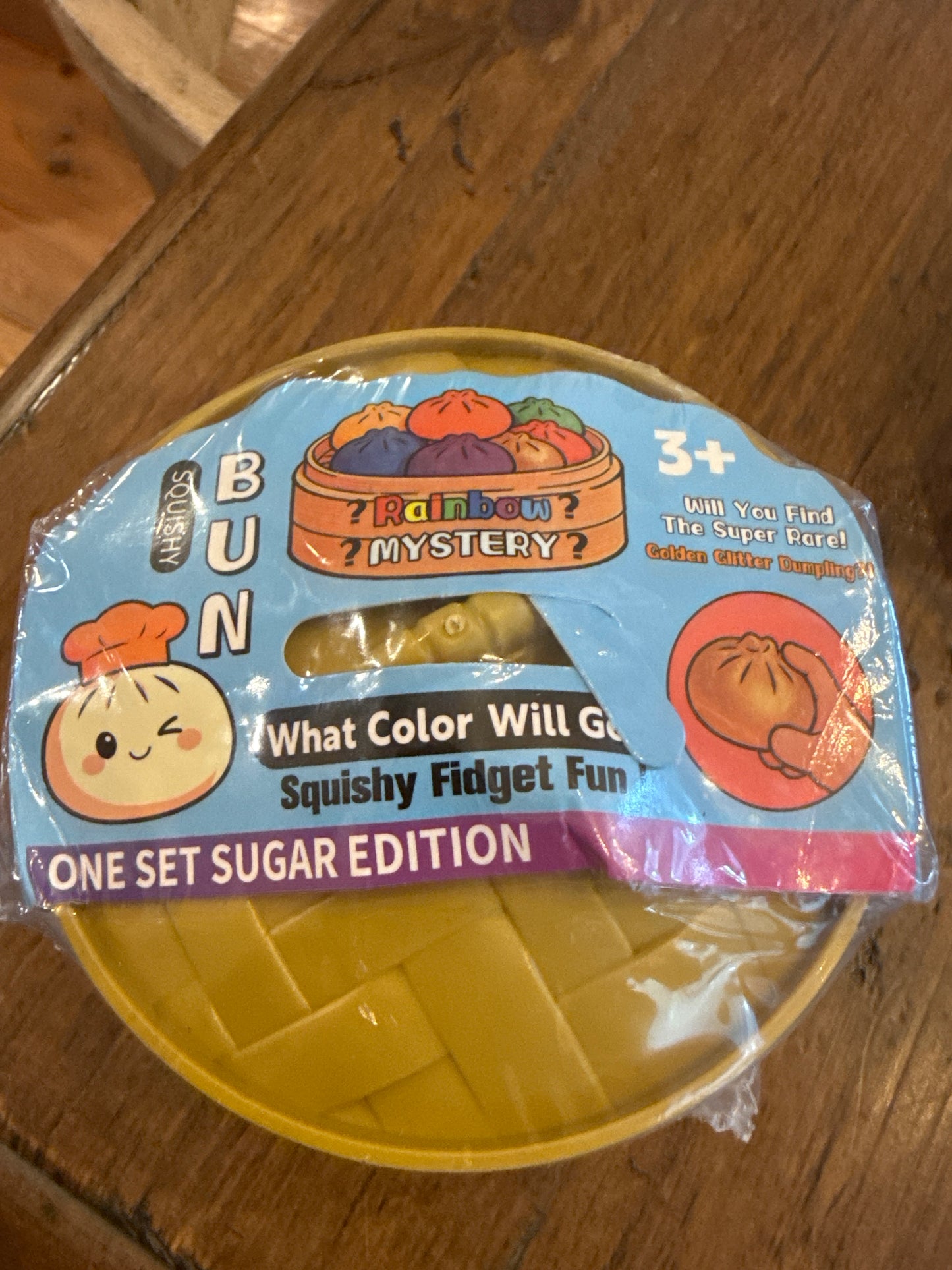 Rainbow Mystery Squishy Bun