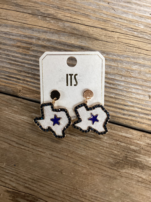 Royal Texas star earrings