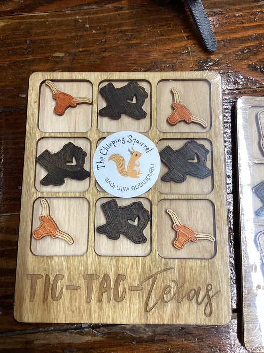 Tic-Tac-Texas longhorns