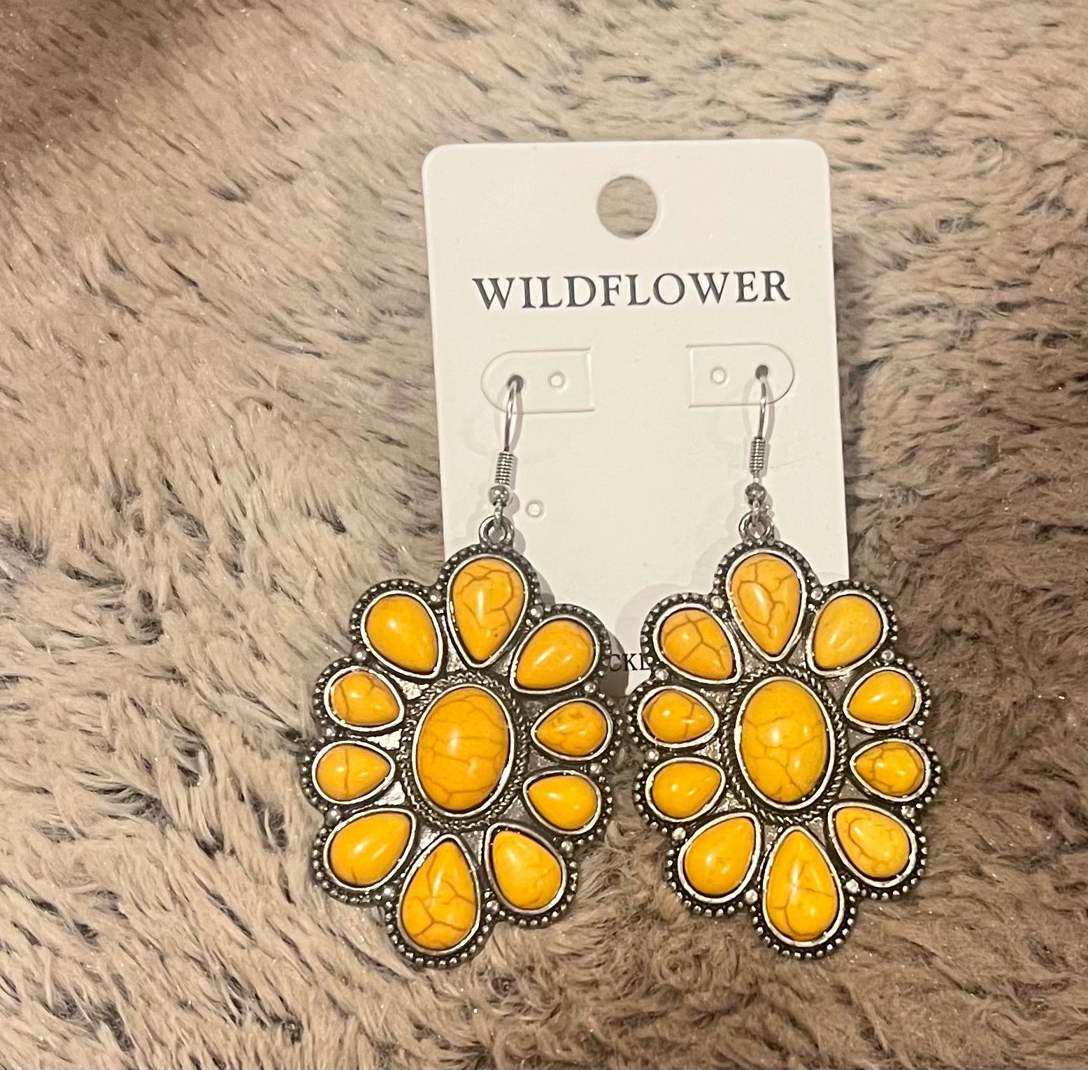 Mustard Blossom Earrings