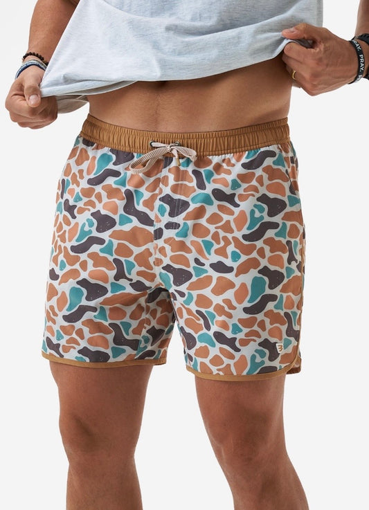 Bayside Camo BurleboSwim Trunks Fl