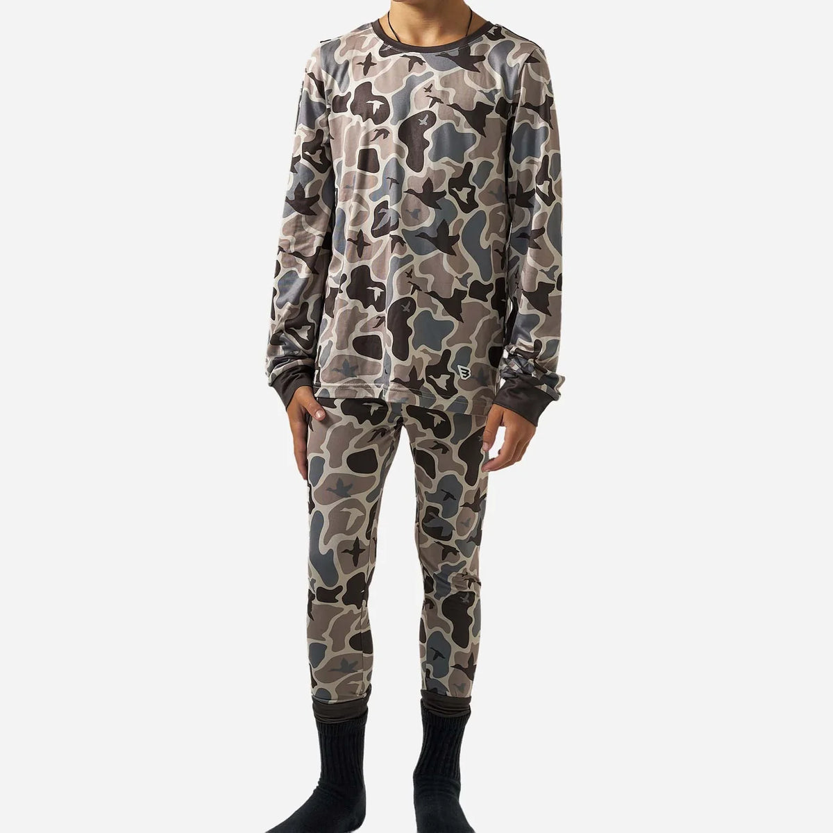 Mallard Mayhem Youth Burlebo Pajama Set Y-PJ-MMAYC Tx