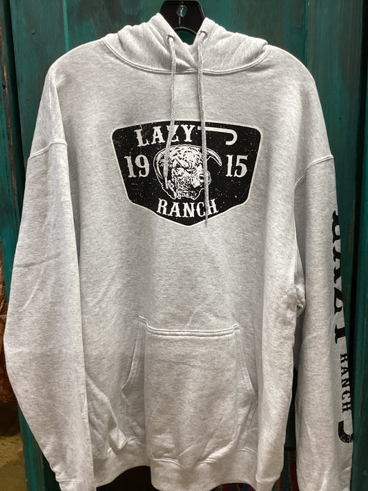 Lazy J Ash Gray Ranch Wear Hoodie