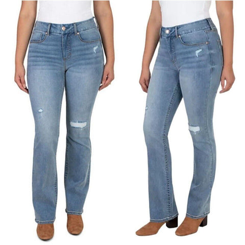 Seven7 Women's Jeans Laguna Tummyless Slim Bootcut