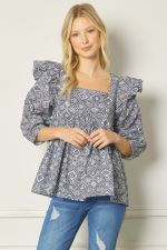 Shades of Grey Top