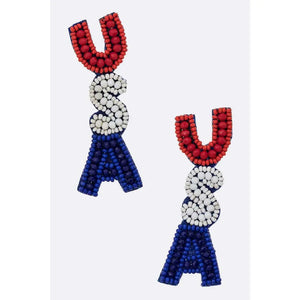 USA Earring - USA