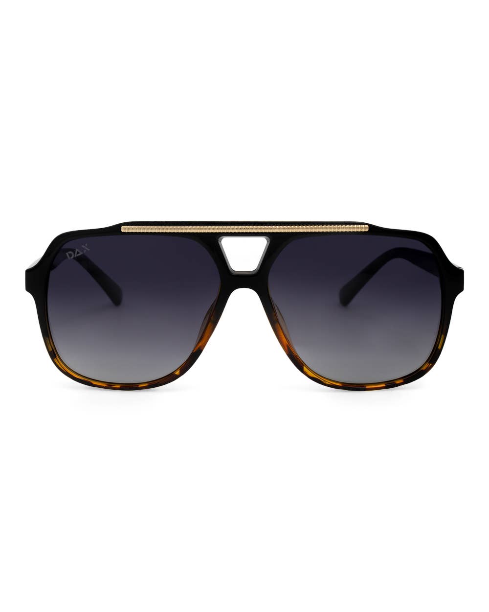 Astrid - Women's Oversized Aviator Sunglasses: Gradient Cheetah Tx Dax