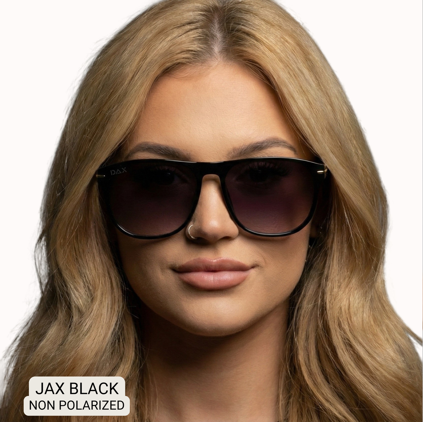Jax - Women's Small/ Medium Square Sunglasses: Smokeshow Fl Dax