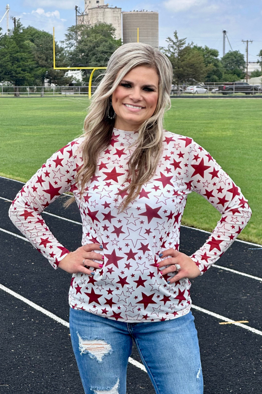 Go Team Go Maroon Mesh: L