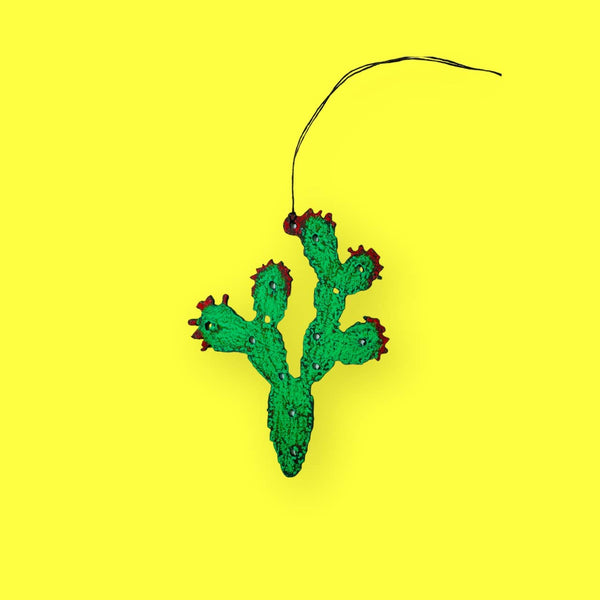 Prickly Pear ornament southwestern Arizona Desert holiday  whimsie