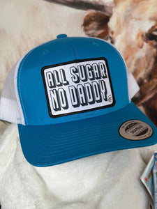 All Sugar No Daddy Hat Crooked Halo Heather/White