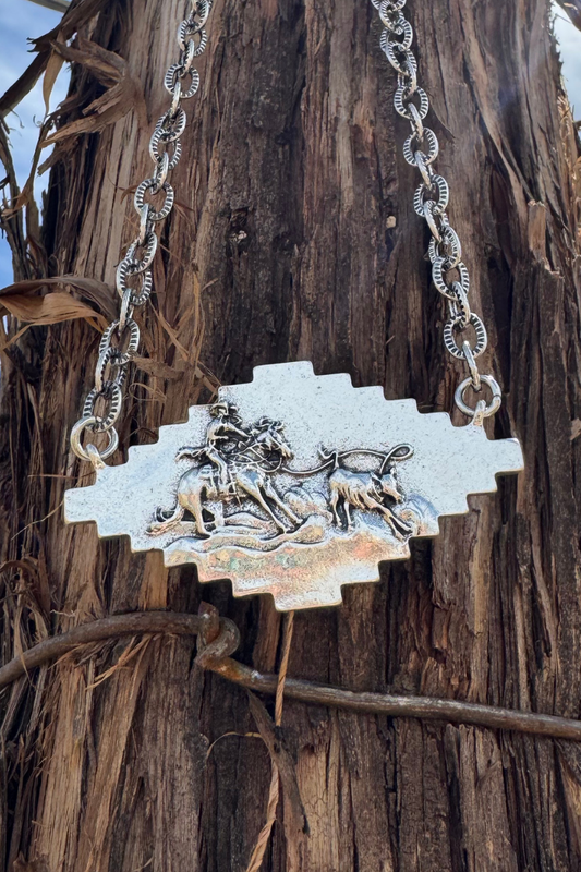 Calf Roper Necklace