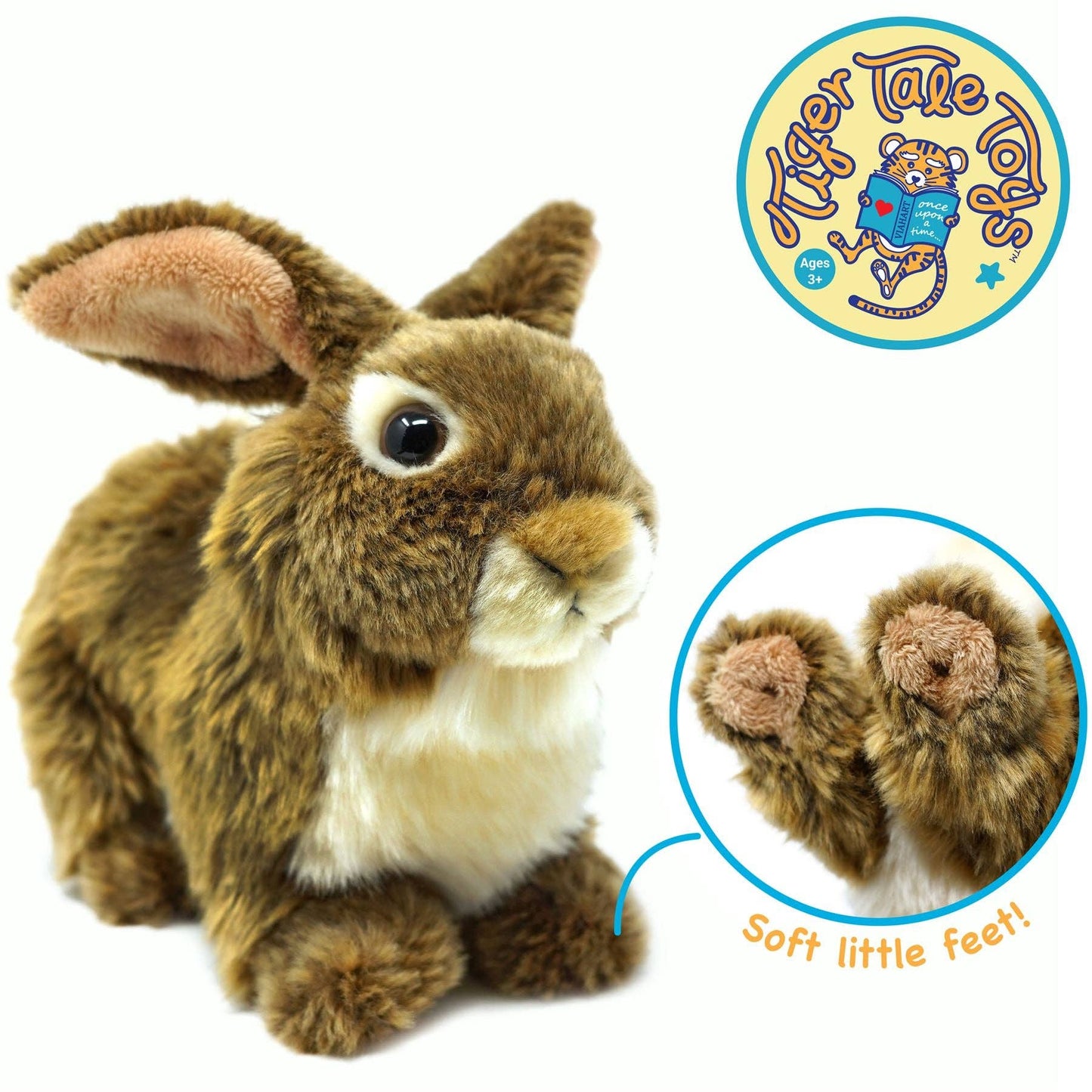 Brigid The Brown Rabbit | 10 Inch Stuffed Animal Plush | Viahart