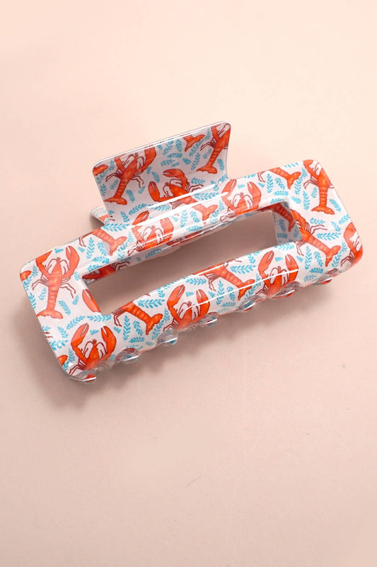 Lobster Under-the-Sea Themed Hair Claw Clip