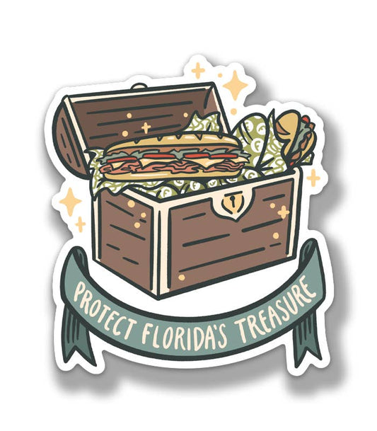 Florida's Treasure Pub Sub Sticker