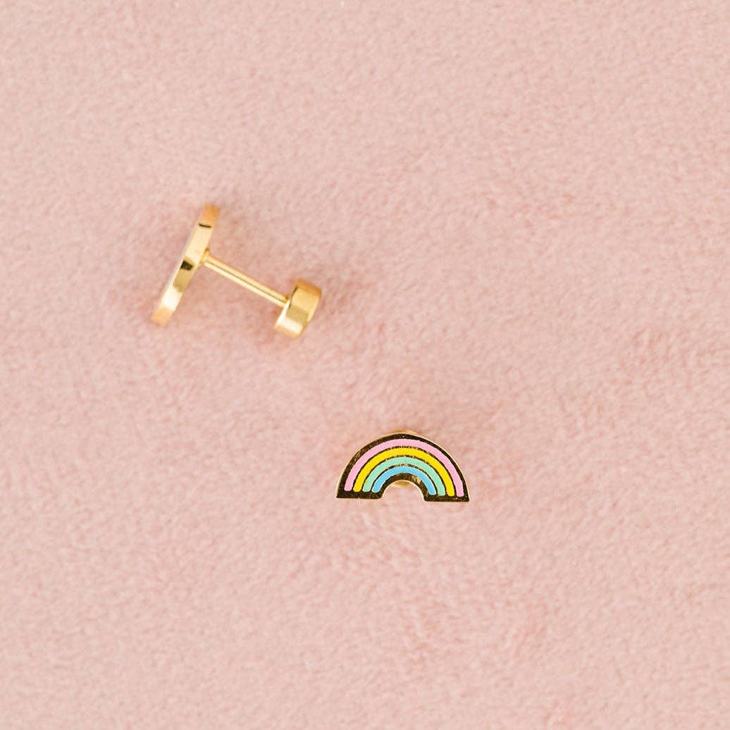 Pastel Rainbow Earrings Pip Pop