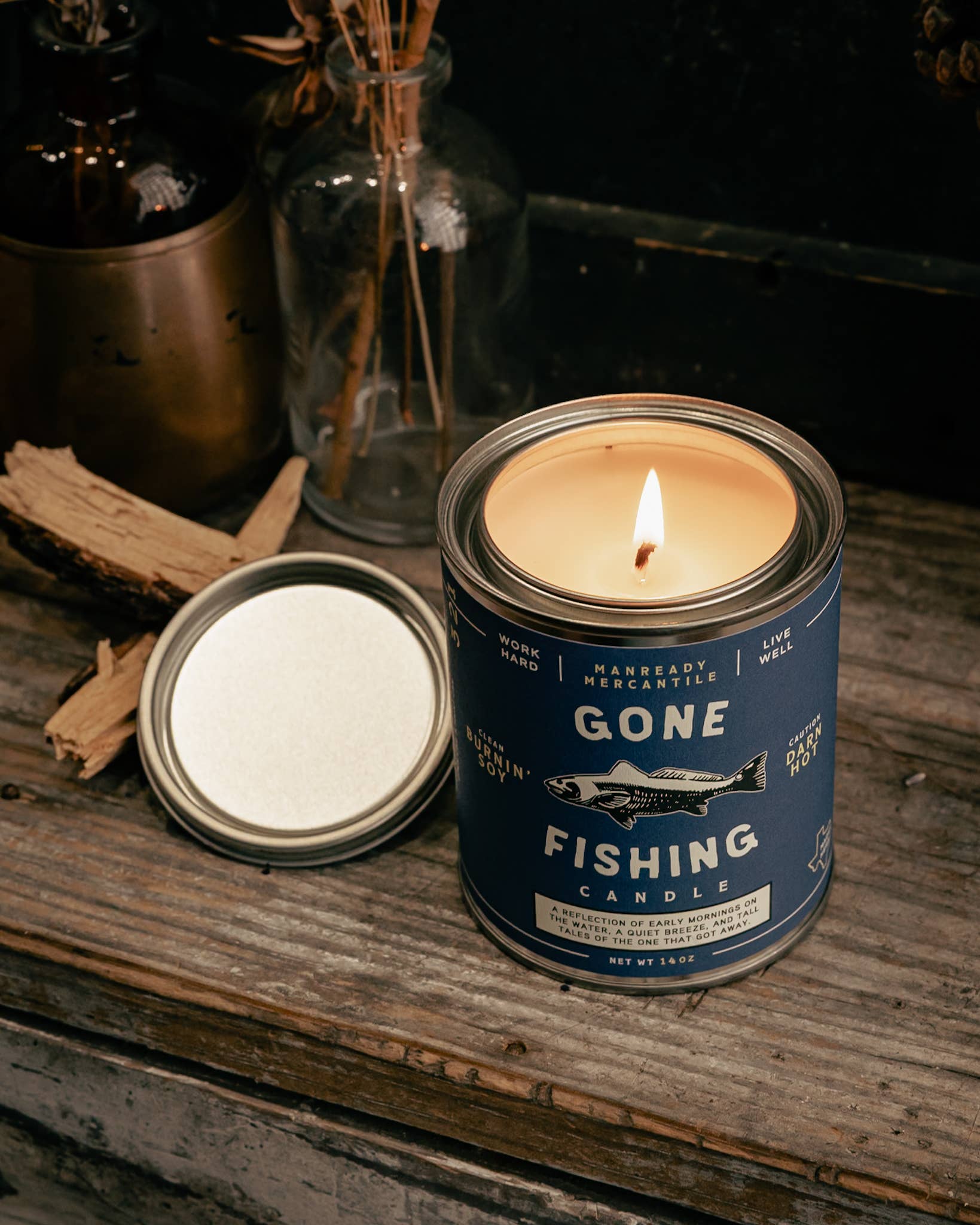 Candle | The Americana Men’s Series | Gone Fishing - Thumbnail 3
