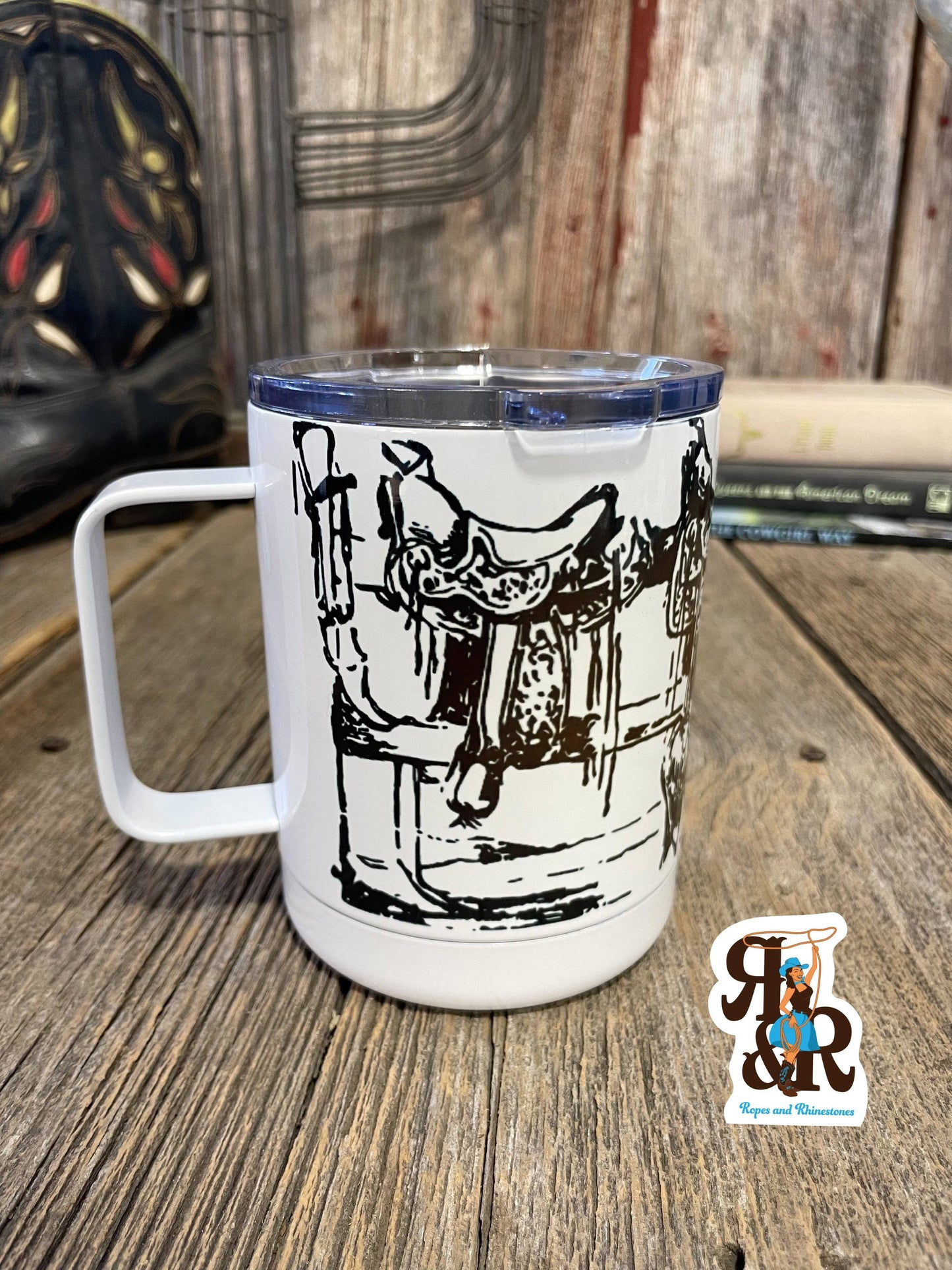 Saddles On The Fence Handle Cup Wholesale