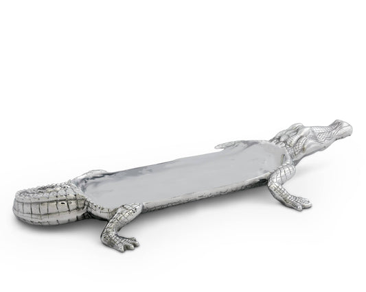 Alligator Tray Figural Arthur
