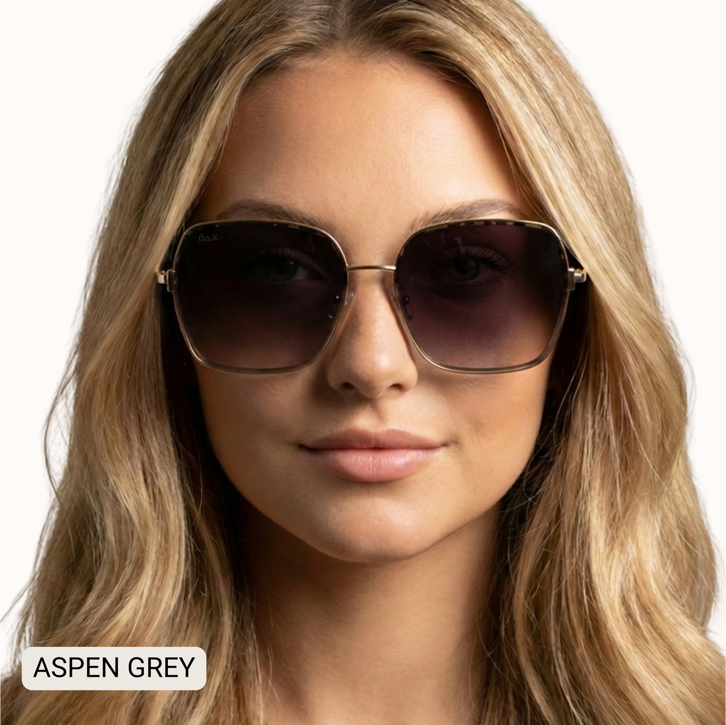 Aspen - Women's Oversized Square Frame Sunglasses: Brown Tx Dax