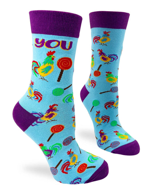 You Cock Sucker Women's Crew Socks Fab Daz