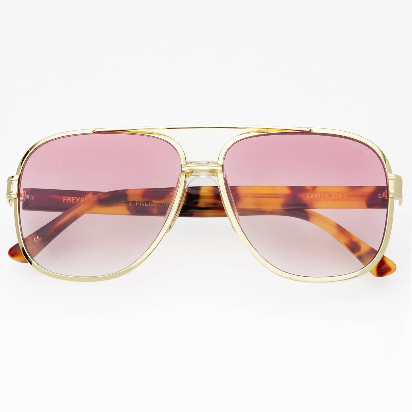Carter Unisex Aviator Sunglasses : Rose Freyrs