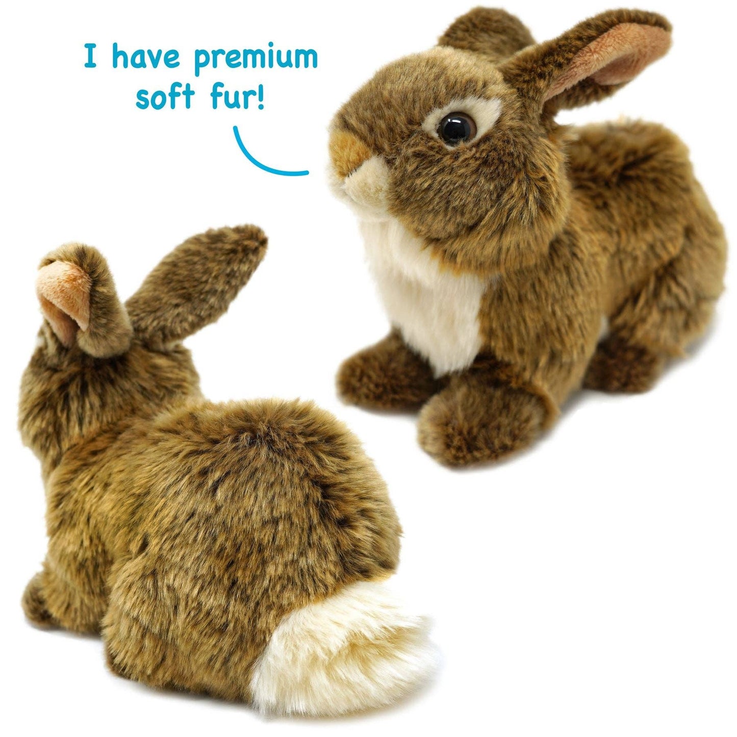 Brigid The Brown Rabbit | 10 Inch Stuffed Animal Plush | Viahart
