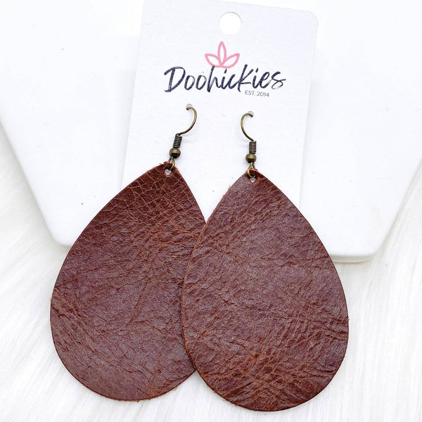 Cowgirl Swag Deep Bourbon Collection -Earrings:  Mini 1.5" Doohickie