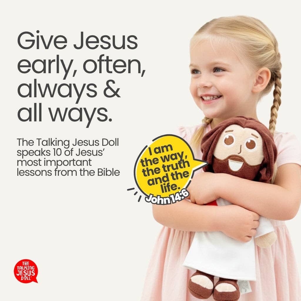 The Talking Jesus Doll - Boutique Bestseller - Easter Gift Jesus Doll