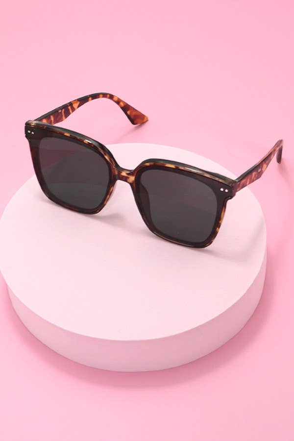 ACETATE SQUARE CATEYE SUNGLASSES SET | 40SG813-12 Pack: Assorted