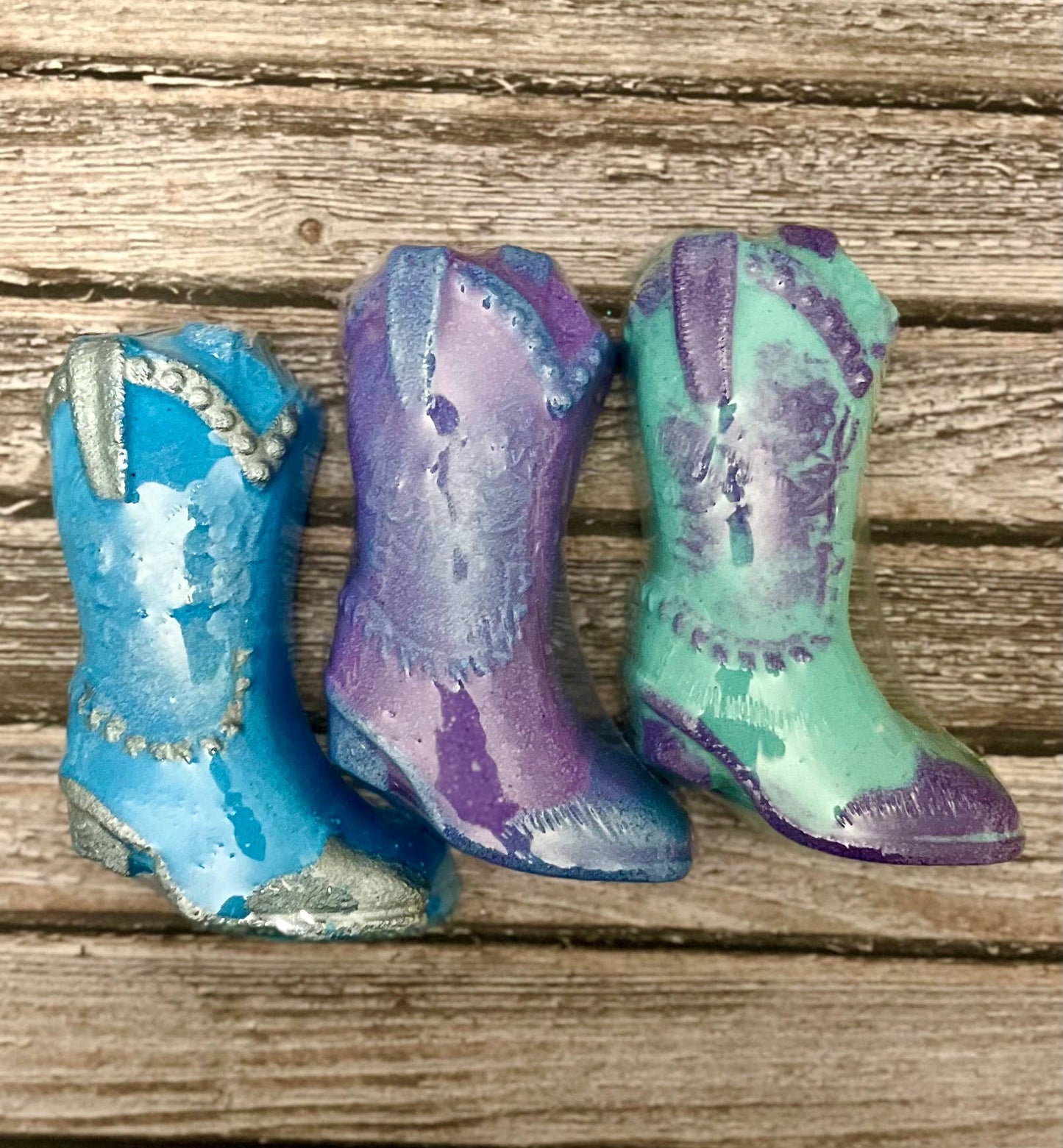 Cowgirl Boot Purple Bath Bomb: Lavender Sage Southern Fl
