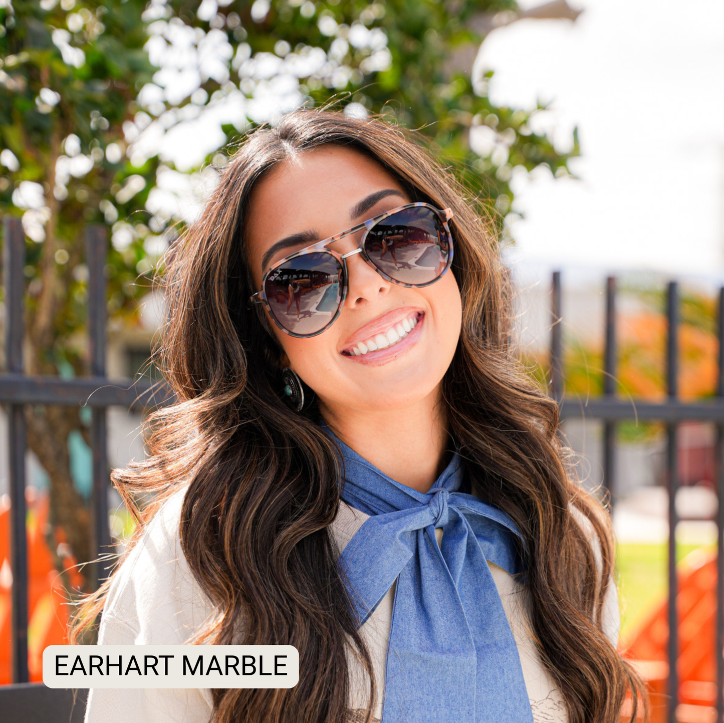 Earhart - Women’s Aviator Sunglasses–Polarized Everyday Chic: Hot pink Tx Dax