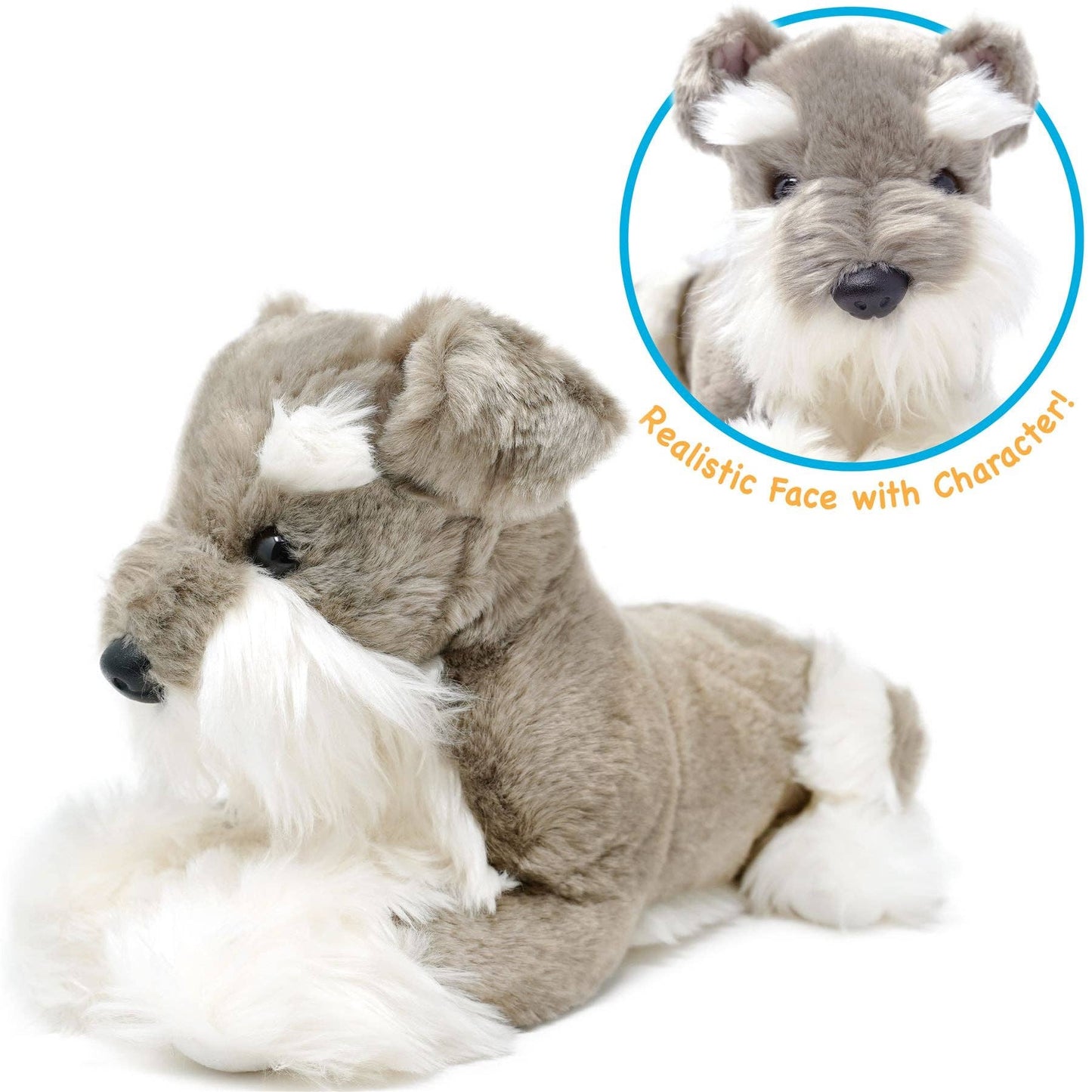 Siegfried The Schnauzer | 13 Inch Stuffed Animal Plush | Viahart