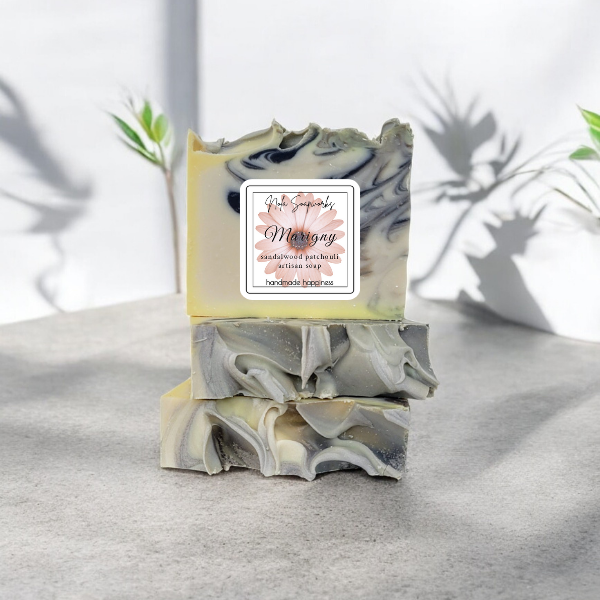 Magical Marigny -  Sandalwood Patchouli  Soap: Shrink Wrapped